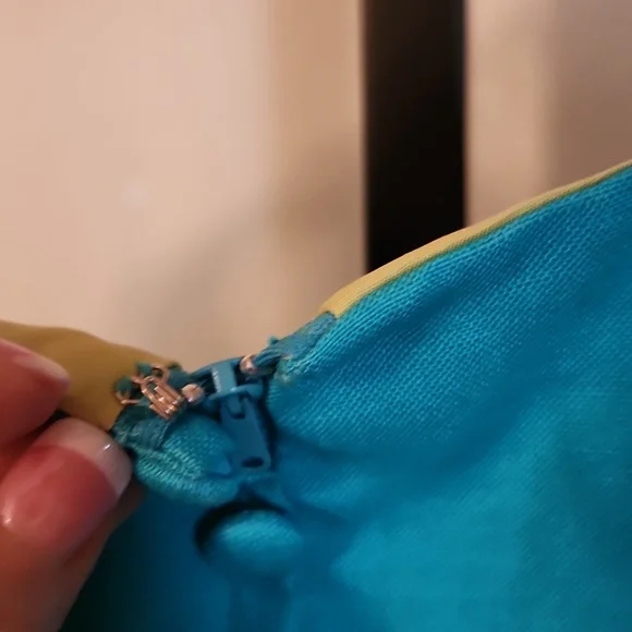 Talbot's Turquoise Sheath, Size 16 - Picture 5 of 6